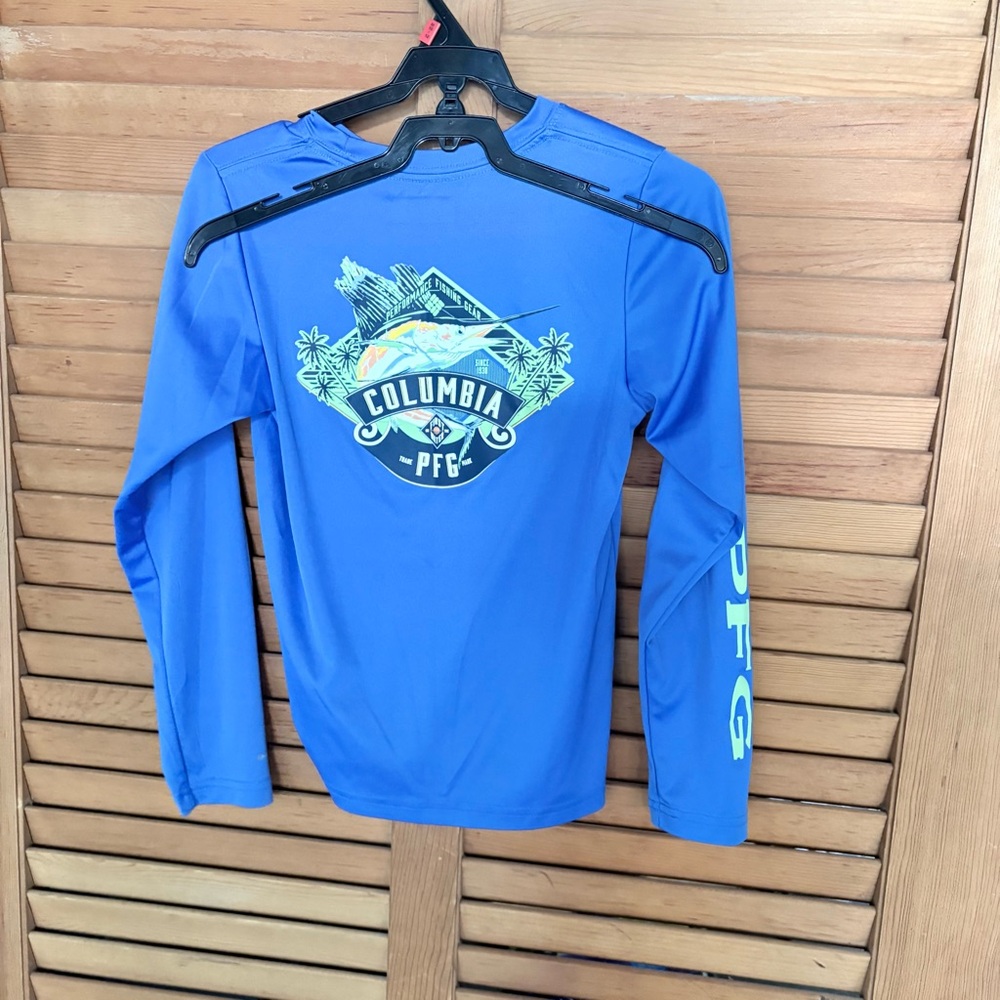 Columbia Sporty Blue Shirt - Picture 2 of 3